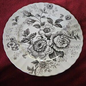 morning garden black floral plate  Ralph Lauren